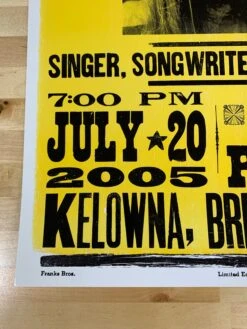Willie Nelson - 2005 Franks Brothers Poster Kelowna, BC -Soldout Posters image e5ca5fe9 792e 493c b25e db1c2fb9f34a