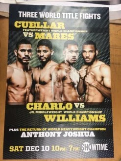 Boxing - Cuellar Vs Mares, Charlo Vs Williams, Anthony Joshua Poster Three World -Soldout Posters image e64de784 2b59 44eb b012 ab1f9f0f04fa