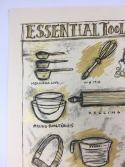 Essential Tools In Baking - 2012 Dan Grzeca Poster Art Print -Soldout Posters image e7a14470 815e 4fb1 9fcc bb46da45ef61