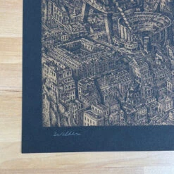 The City Was The Song - 2022 David Welker Poster, Art Print (Gold) -Soldout Posters image e90300ed e887 48f0 b552 8109fe7a68d0