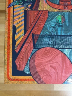 Pigeons Playing Ping Pong - 2020 Status Serigraph FOIL Poster Morris, CT -Soldout Posters image e9a6b4ce aa49 4a14 9f9b eb45bc5e4557