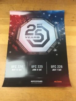 UFC 25 Years - 2018 Poster 224, 225, 226 -Soldout Posters image ec018f4b 0430 4035 879b 808e5dd637b0