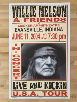 Willie Nelson - 2004 Franks Brothers 6/11 Poster Evansville, IN 5 Willie Nelson - 2004 Franks Brothers 6/11 Poster Evansville, IN -Soldout Posters image f13e165b e691 4f0b 9f13 bb61801f9600