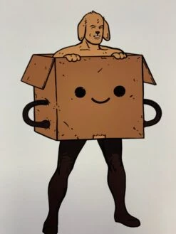 Puppy Boxo - 2020 Mike Mitchell Poster Print SUPERs