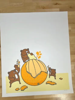 Untitled (orange) - 2007 Mike Budai Poster Art Print -Soldout Posters image f68f00cd 2fbb 44cf ae4e c08d9b710606