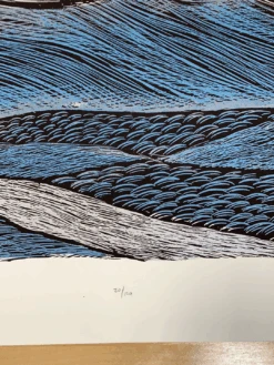 Ash - 2009 Dan Grzeca Poster Art Print Blue/Silver -Soldout Posters image f6c0d248 9c2b 42d5 a4f0 d0c3c26c44ff