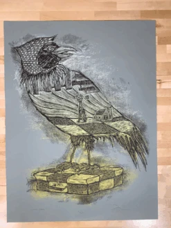 Rural Corvus - 2009 Dan Grzeca Poster Art Print Asphalt Grey -Soldout Posters image fbcdca96 08b1 4fb5 8e63 3fea70b0747b