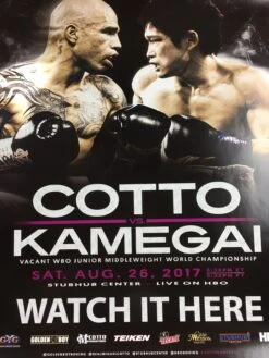Boxing - 2017 Cotto Vs Kamegai Poster