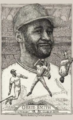 Ozzie Smith - 2015 David Welker Poster FugScreens Studios 1st