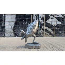 Skating Fish - 2019 Jim Pollock Phish Pewter Statue SILVER