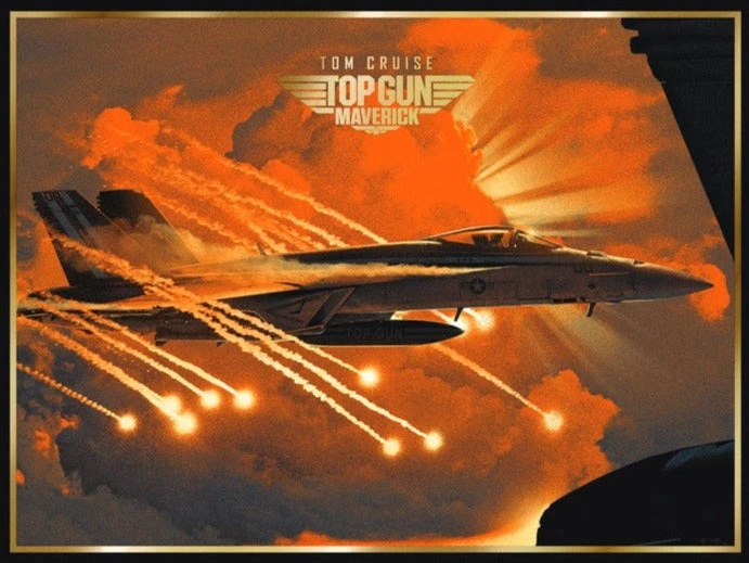 Top Gun Maverick - 2022 Juan Ramos Poster AMC Limited Ed FOIL 3 Top Gun Maverick - 2022 Juan Ramos Poster AMC Limited Ed FOIL